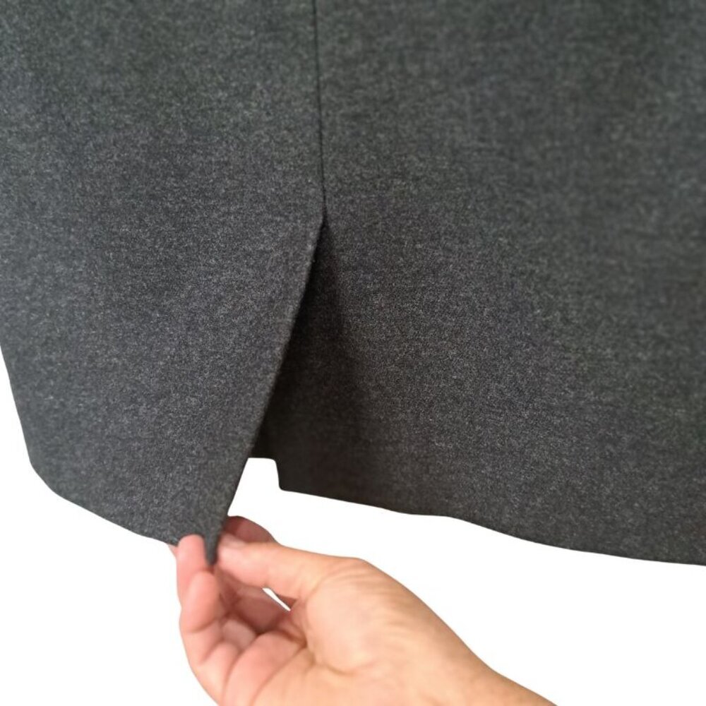 Burberry London Wool Angora Cashmere Blend Pencil Skirt Size 2 - Picture 6 of 9